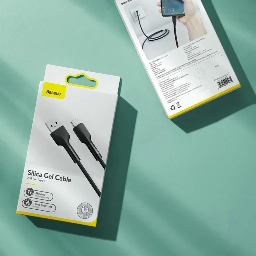 Baseus USB - USB Type-C kábel 2A 2m 480 Mbps fekete (CATGJ-A01) - 19