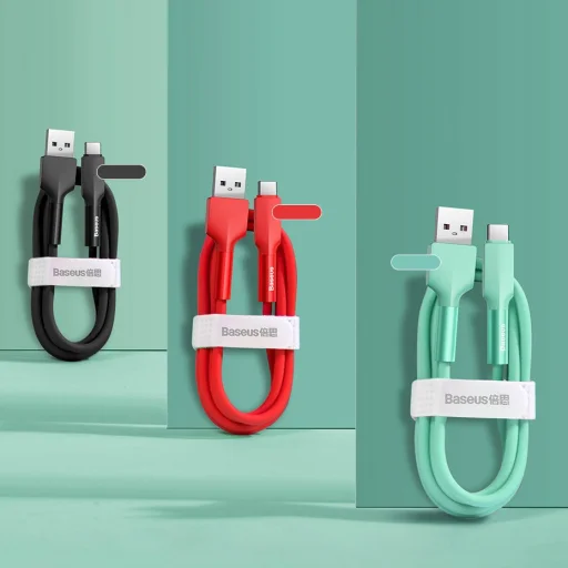 Baseus USB - USB Type-C kábel 2A 2m 480 Mbps fekete (CATGJ-A01) - 17