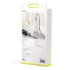 Baseus világító nylon harisnyázott USB TYPE-C - Lightning kábel 18W 480Mbps 1m piros (CATLYY-09) thumbnail