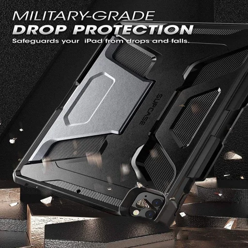 Supcase Ubrugged iPad tok 12.9' 2018/2020 ütésálló fekete - 4