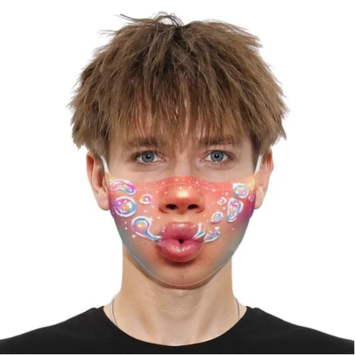 Mintás PM 2.5 szűrős orr- és szájmaszk No.1 - 3