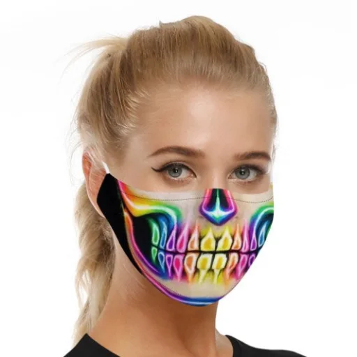 Mintás PM 2.5 szűrős orr- és szájmaszk No.3 - 1