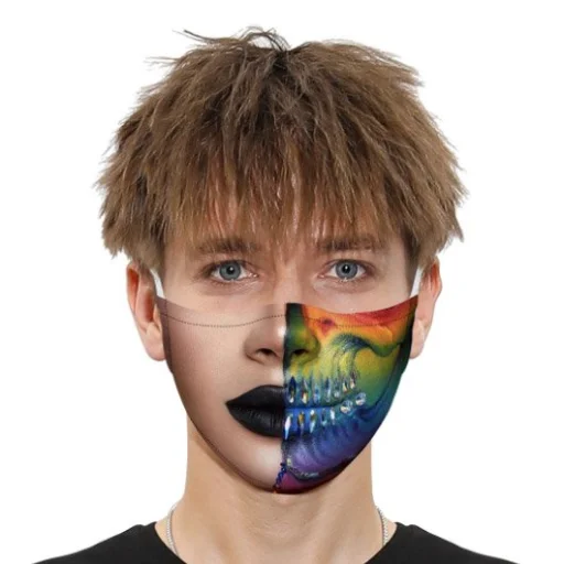 Mintás PM 2.5 szűrős orr- és szájmaszk  No.7 - 3