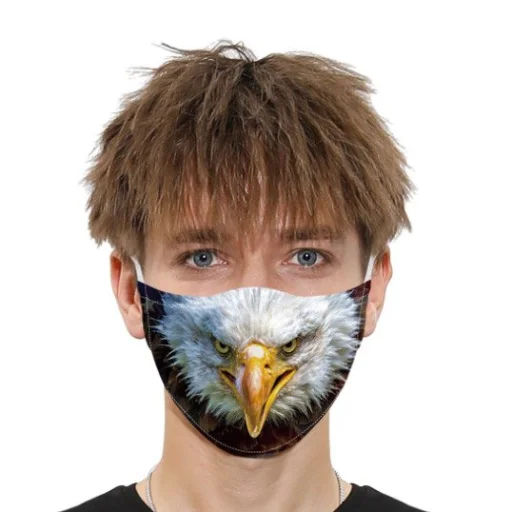 Mintás PM 2.5 szűrős orr- és szájmasz No.9 - 4