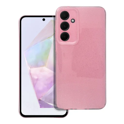 CLEAR CASE 2 mm BLINK Samsung Galaxy A35 5G tok pink - 1