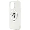  iPhone 16 Pro Max Fehér Karl Lagerfeld Ringstand Karl and Choupette MagSafe tok thumbnail