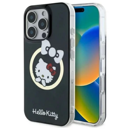 Hello Kitty IML Fun masni Magsafe iPhone 16 Pro Max tok - Fekete - 1