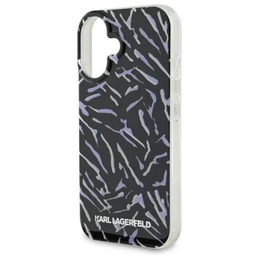  iPhone 16 Plus Lila Karl Lagerfeld Zebra zsinóros tok - 5