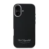  iPhone 16 fekete Karl Lagerfeld Grained PU Hotel RSG tok - 2