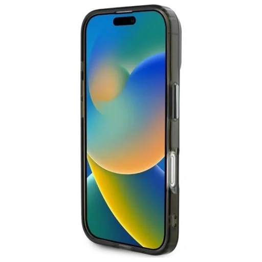  iPhone 16 Plus Karl Lagerfeld IML Metal Choupette Head MagSafe tok - Fekete - 5