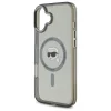  iPhone 16 Plus Fekete Karl Lagerfeld IML Metal Karl Head MagSafe tok thumbnail