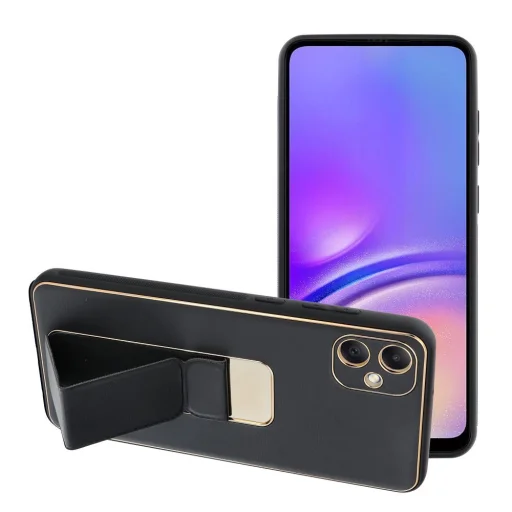 LEATHER CASE KICKSTAND Samsung A05 tok fekete - 10