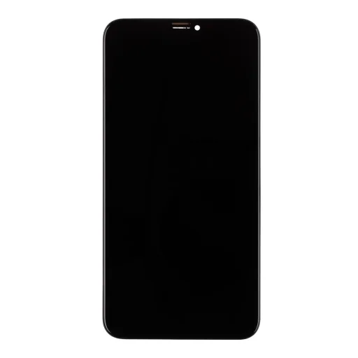 iPhone XS Max LCD kijelző + Érintőegység fekete Soft OLED - 1