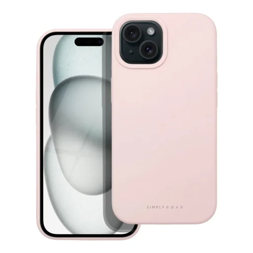 Roar Cloud-Skin tok - iPhone 15 Light Pink tok - 1