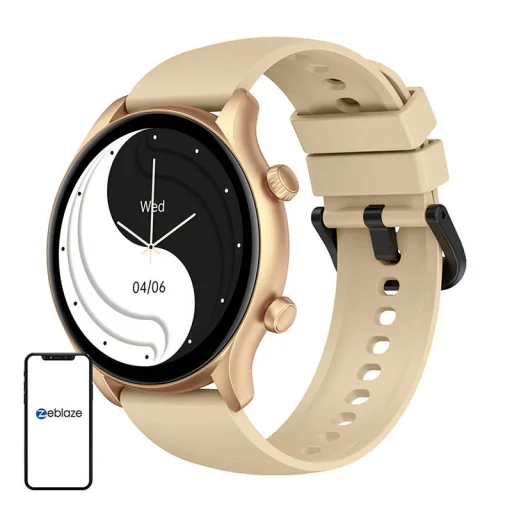 Zeblaze Btalk 3 Plus Smartwatch (Gold) - 1