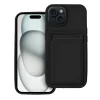 KÁRTYATARTÓ tok IPHONE 15 fekete thumbnail