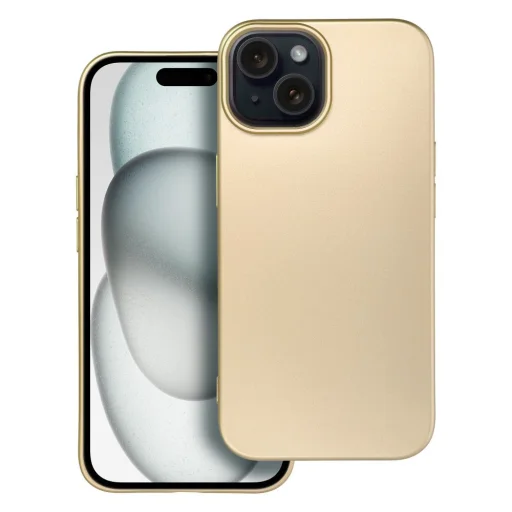 METALLIC tok iPhone 15 arany tok - 9