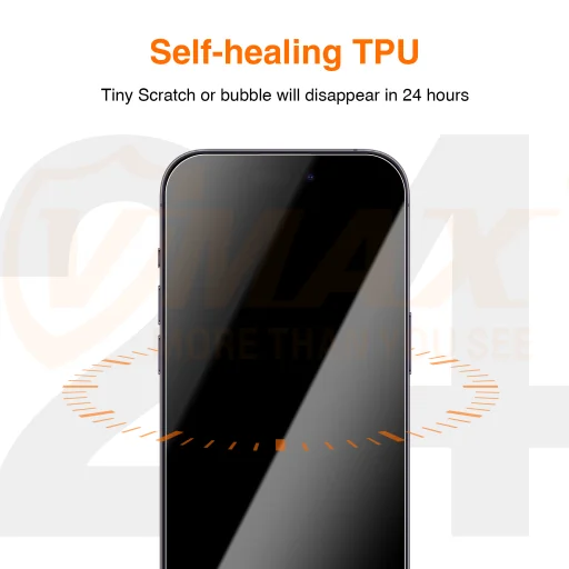 Vmax védőfólia láthatatlan TPU fólia - teljes kijelzős lefedés iPhone 15 Plus 6,7" üvegfólia - 9