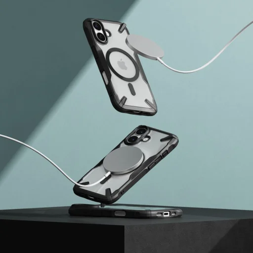 Ringke Fusion X Magnetic Magsafe Iphone 16 Fekete Tok - 7