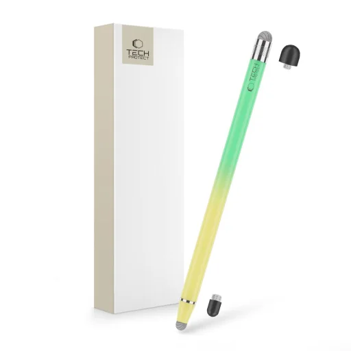 Tech-protect Usp100 4-tip Touch Stylus Pen Sárga/zöld - 1