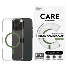 CARE by PanzerGlass Flagship tok iPhone 16 Pro 6.3" zöld/zöld MagSafe tok
