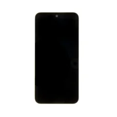 LCD kijelző + Érintőegység + Elülső borítás Samsung A546B Galaxy A54 5G Csodálatos Fehér (Szervizcsomag)