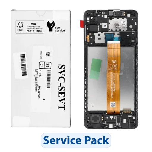 ServicePack LCD kijelző SAMSUNG A12 A127F GH82-26485A - 5