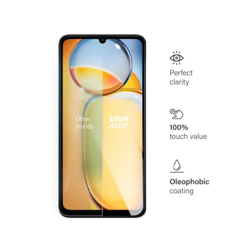 Edzett üveg Blue Star - Xiaomi Redmi 13C üvegfólia - 4