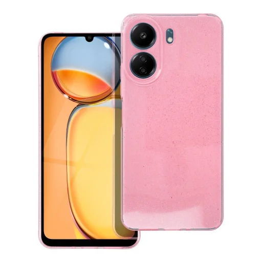 CLEAR CASE 2 mm BLINK Xiaomi Redmi 13C / POCO C65 pink tok - 1