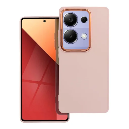 FRAME tok XIAOMI Redmi Note 13 Pro 4G / POCO M6 Pro 4G púderrózsaszín tok - 1