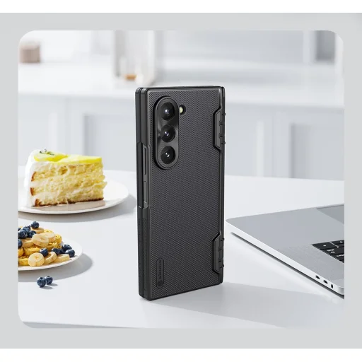 Nillkin Super Frosted FOLD hátlap tok Samsung Galaxy Z Fold 6 Fekete - 10