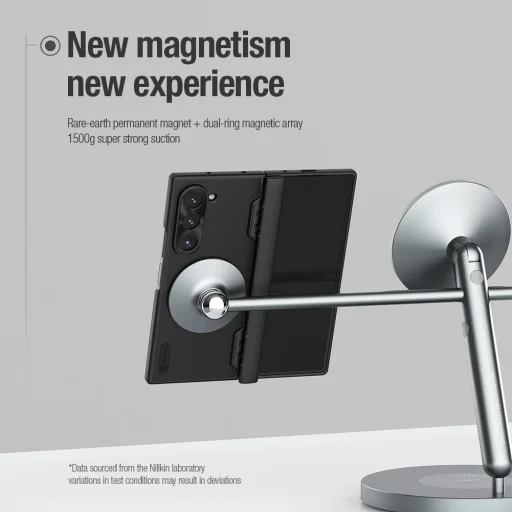 Nillkin Super Frosted FOLD Mágneses Hátlap Tok Samsung Galaxy Z Fold 6 Fekete - 4