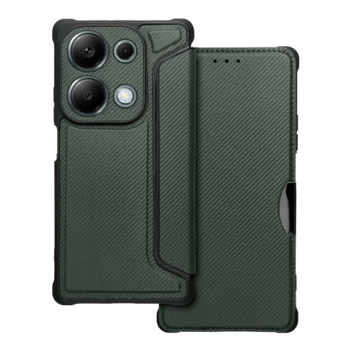 RAZOR fliptok Xiaomi Redmi Note 13 Pro 4G/Poco M6 Pro 4G dark green tok - 1