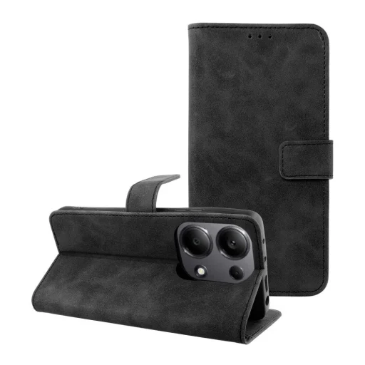 TENDER fliptok Xiaomi Redmi Note 13 Pro 4G / POCO M6 Pro 4G fekete tok - 10