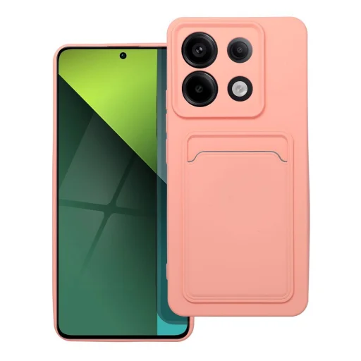 Rózsaszín kártya tok XIAOMI Redmi NOTE 13 Pro 5G-hez - 1