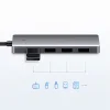 Ugreen USB HUB elosztó adapter 4x USB-A 3.2 Gen + micro USB szürke (CM219 50985) thumbnail