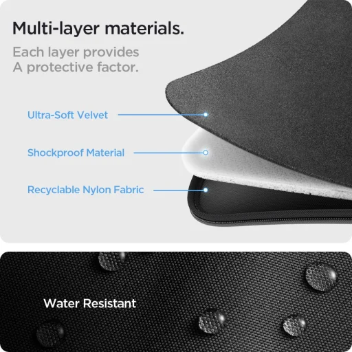 Spigen Basic Pouch Laptop 15-16 Black - 10