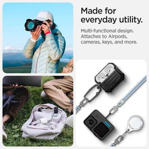 Spigen Universal Strap Set Crossbody & Wrist Mute Kék - 12