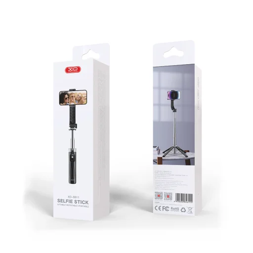 XO Bluetooth tripod selfie bot SS11 fekete 100cm - 3