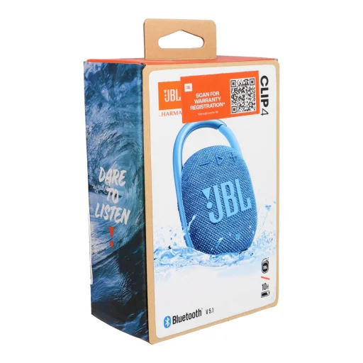 JBL CLIP 4 Bluetooth bezdrôtový reproduktor Eco Blue EU - 4
