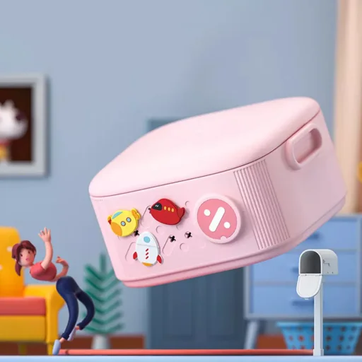 Gyerek tárolódoboz 19L rózsaszín - 2