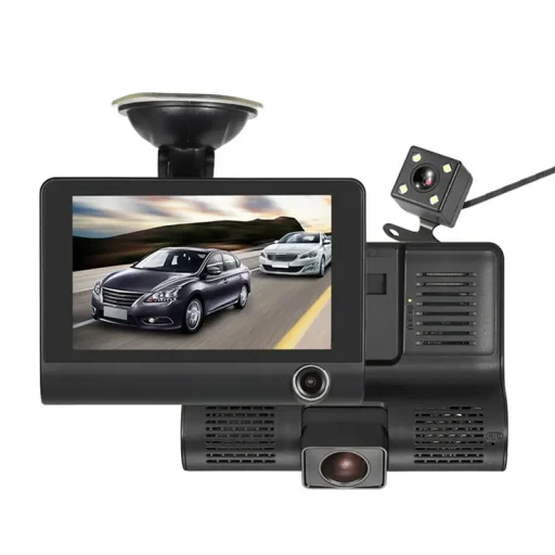 Car Dash Cam DVR-04 4,0 hüvelyk + hátsó kamera - 2