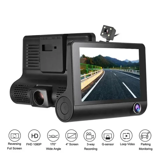 Car Dash Cam DVR-04 4,0 hüvelyk + hátsó kamera - 5