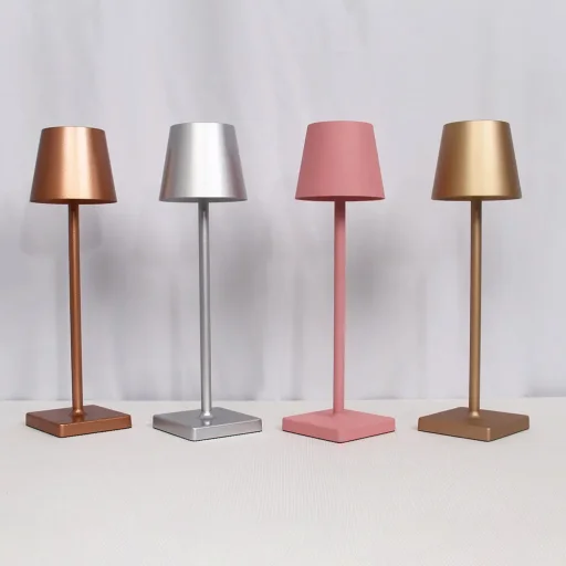 Éjjeli lámpa WDL-02 vezeték nélküli rózsaszín - 4