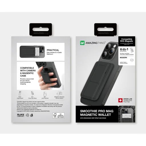 Amazing Thing Smoothie Pro Mag Wallet CHSPMBK fekete - 12