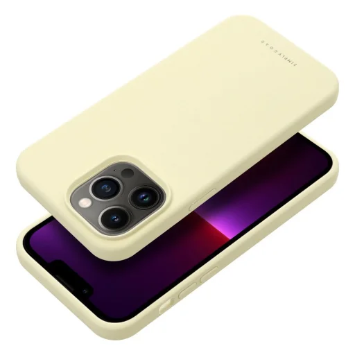 Roar Cloud-Skin tok - iPhone 13 Pro Light Yellow tok - 3