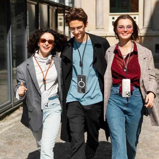 TECH-PROTECT C1S ROPE KERESZTPÁSZTAUPE/FEKETE Csuklópánt, nyakpánt mobiltelefonhoz - 3