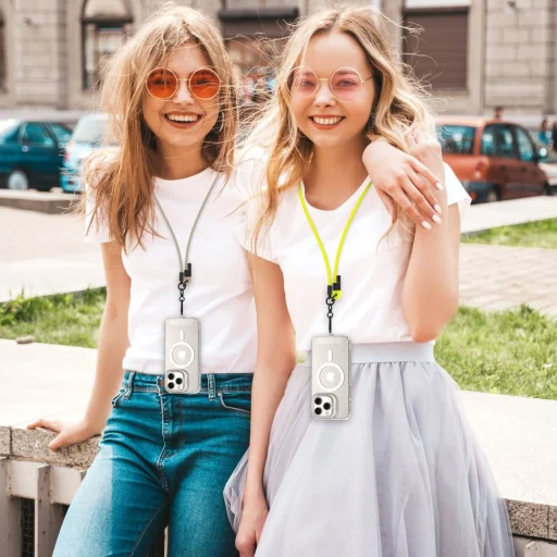 Tech-protect C1s Rope Crossbody Pánt Neon Sárga/fekete - 3