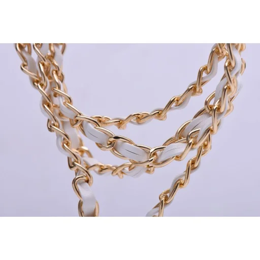 Akasztó telefonhoz / zsinórhossz 116 cm (hurokban 58 cm) / nyakba - fehér - 5