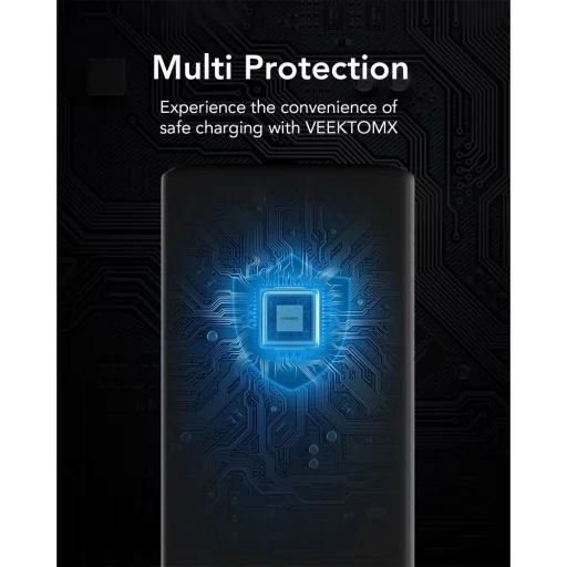 VEGER powerbank 20 000 mAh PD QC3.0 5A 100W T100 (W2032C-100) fekete - 14